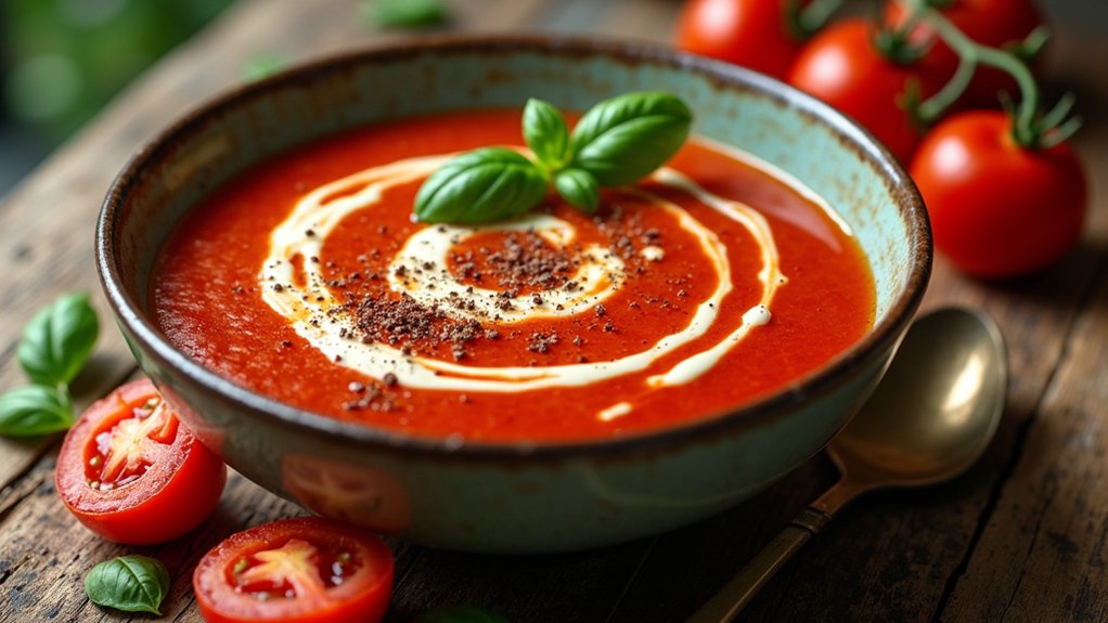 roasted tomato soup preparation