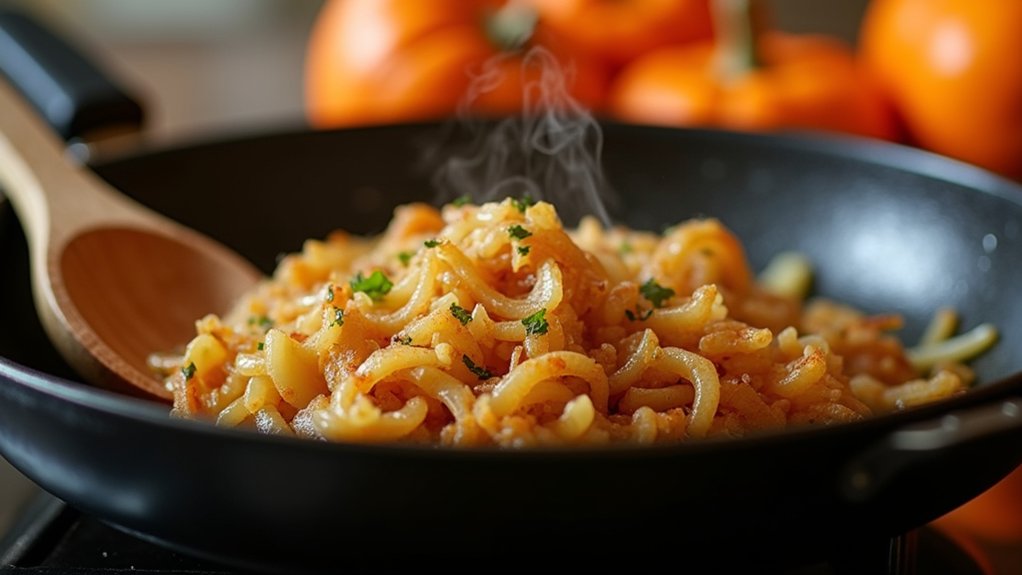 saut onions and garlic