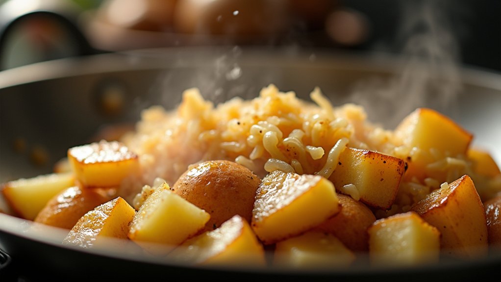 saut onions and garlic