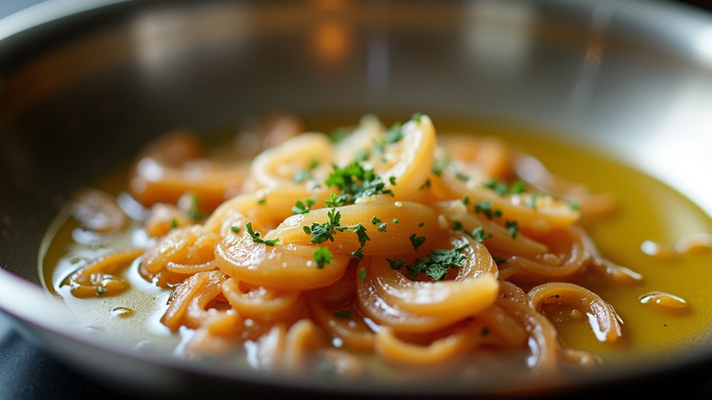 saut onions and garlic