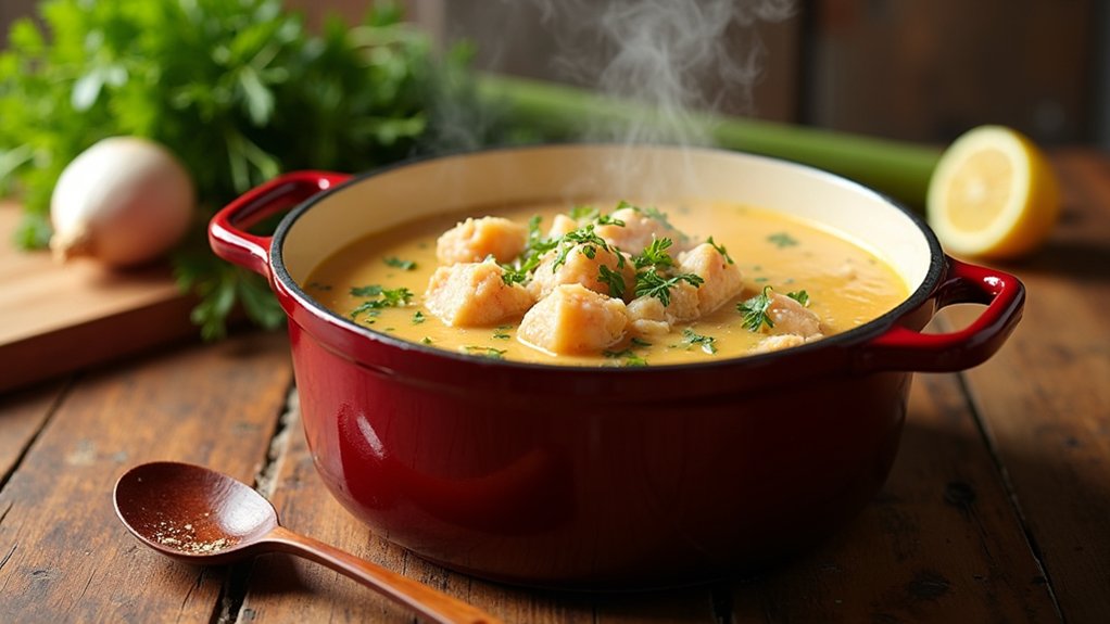 saut onions garlic crab