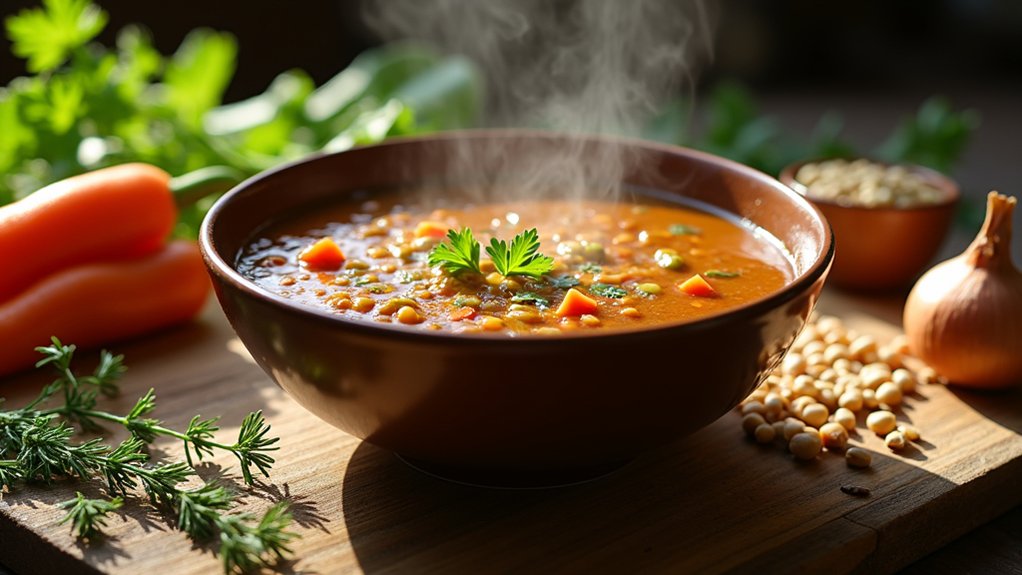 saut onions garlic vegetables