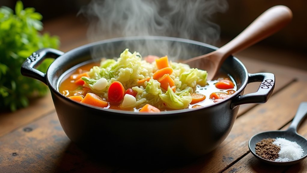 season cabbage soup wisely