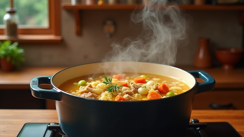 simmer chicken until cooked