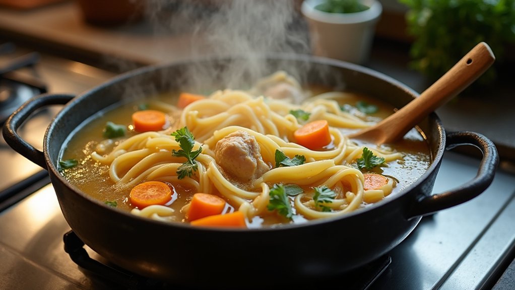 simmer chicken until tender