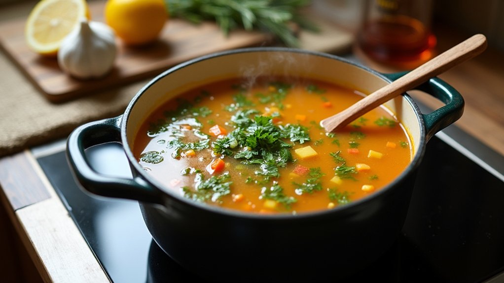 simmer gently for flavor