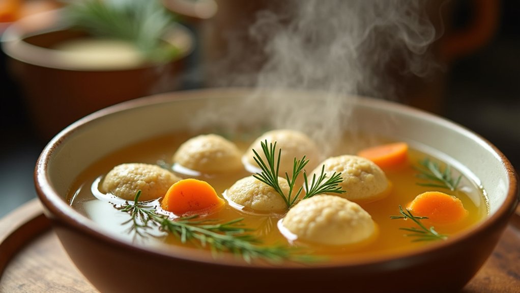 simmer matzo balls gently