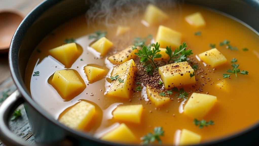 simmer potatoes until tender