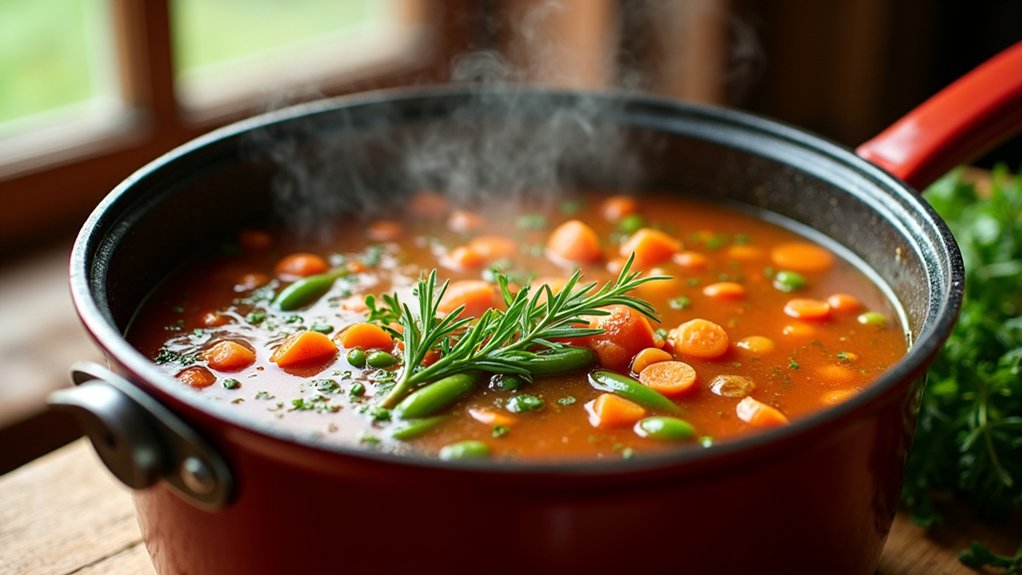 simmer vegetables until tender
