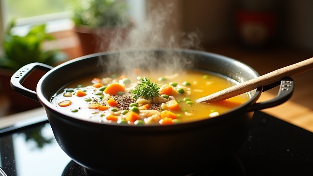 Easy Chicken Noodle Soup Recipe Stovetop simple stovetop chicken soup