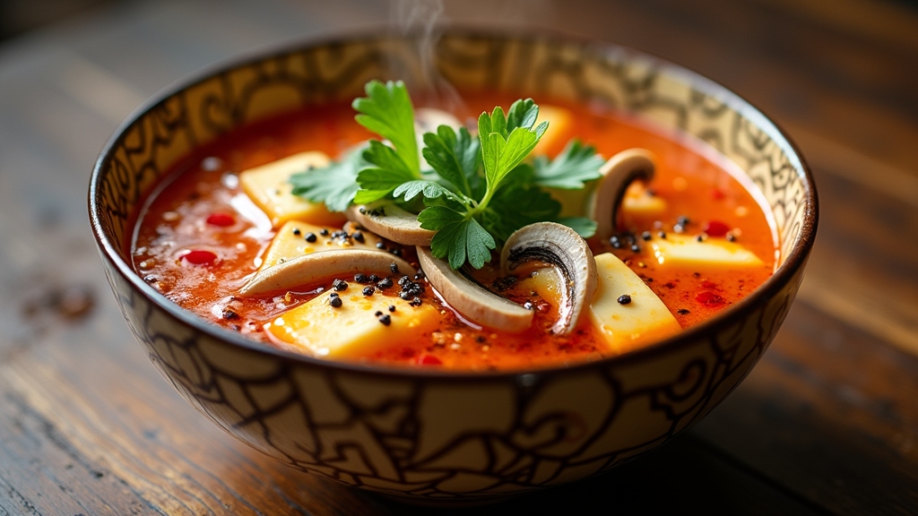 Hot and Sour Soup Recipe spicy and tangy soup