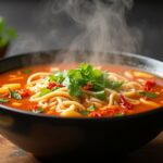spicy indo chinese soup recipe