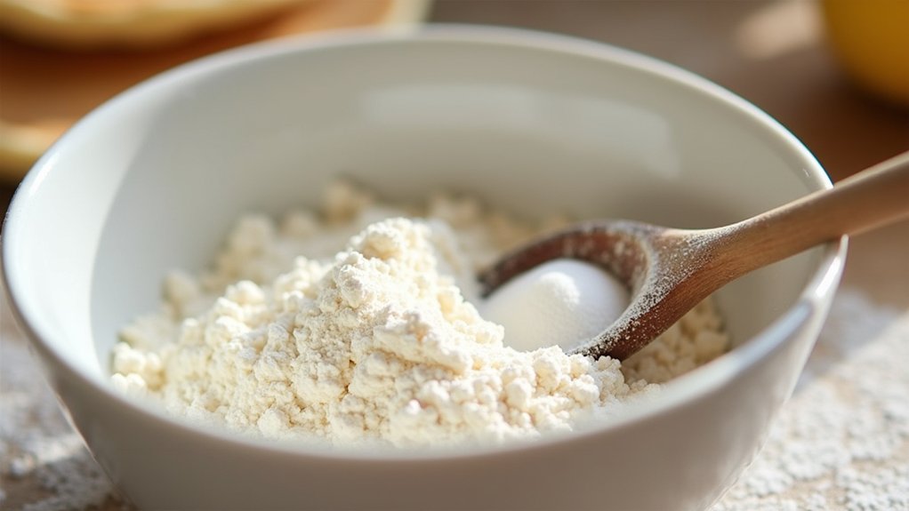 thoroughly mix dry ingredients