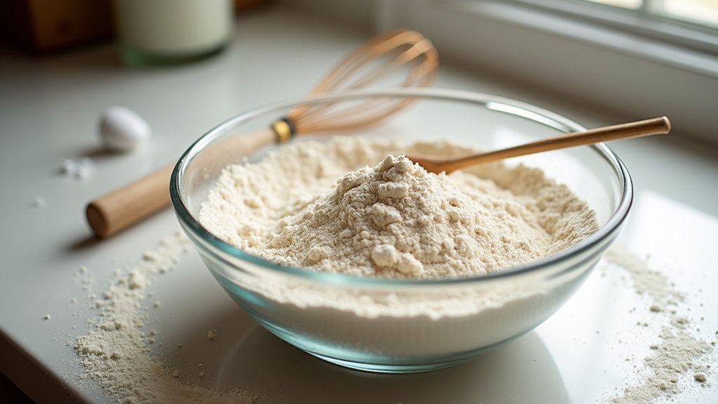 thoroughly mix dry ingredients