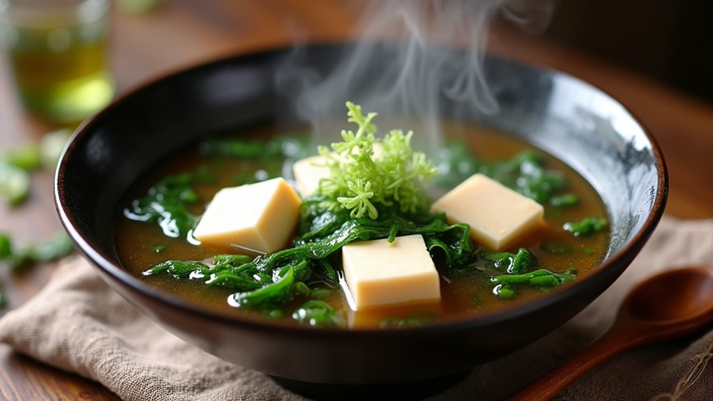 tofu and seaweed addition