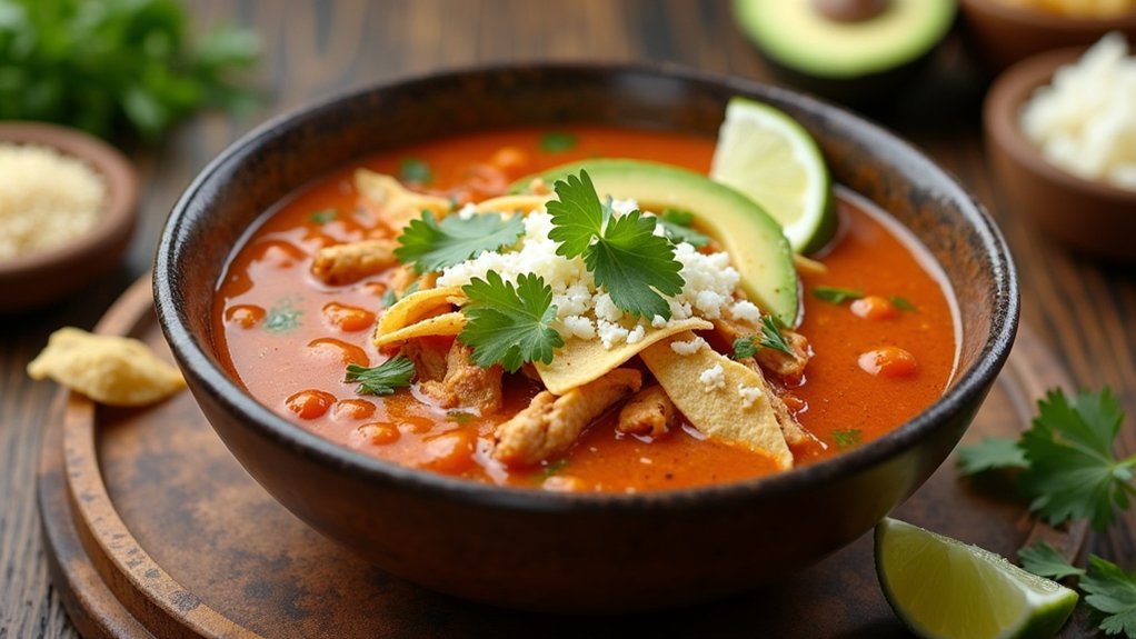 toppings enhance chicken tortilla