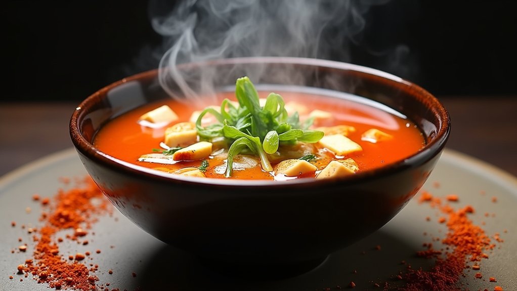 vinegar and spices enhance flavor