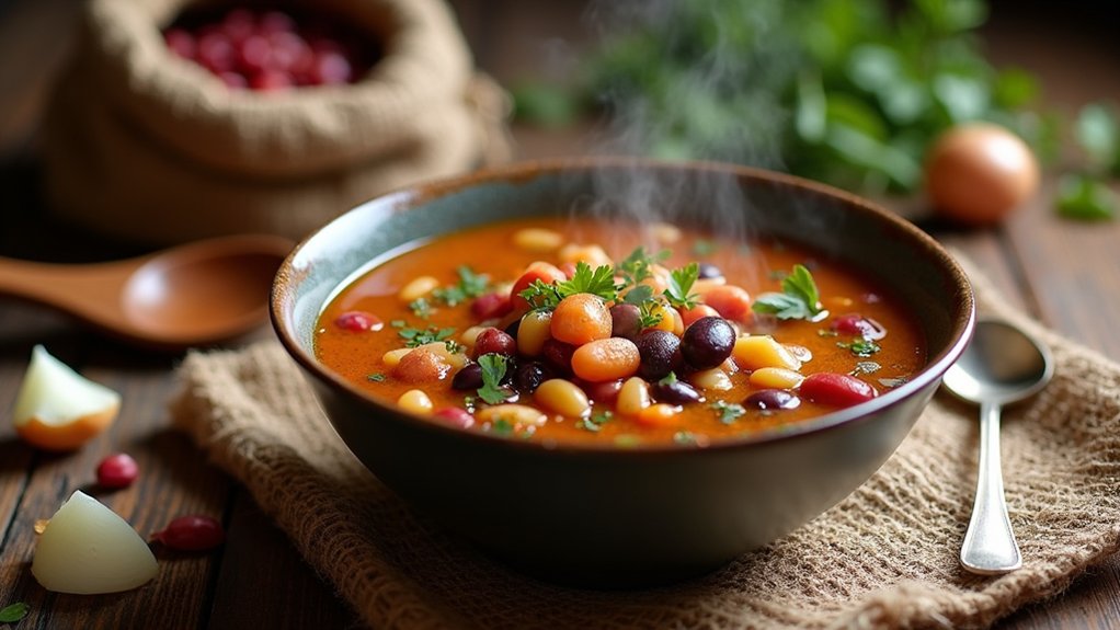 warm creative flavorful soup